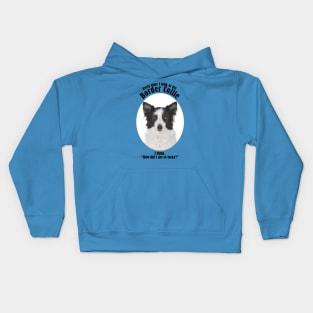 Lucky Border Collie Kids Hoodie